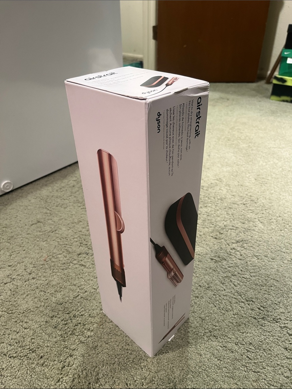 Dyson Air Strait Styling Tool - Rose Gold and Black Accents